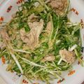 チョビデブ's cooksnap of when they made 水菜・三つ葉の特製ダレしゃぶしゃぶサラダ.