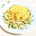 クックWPJZQI☆'s cooksnap of when they made 梅シソきゅうりと鶏ささみのさっぱりパスタ.