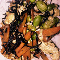 はるたかきんぐ's cooksnap of when they made ひじきと枝豆のいり卵.