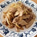 mamukana's cooksnap of when they made 簡単♪子供も食べられる豚の生姜焼き.