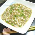 かのん..ｐｊ.'s cooksnap of when they made 絶品☆イカの昆布オクラ和え＜コ:彡.