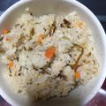 マシュマロ0918's cooksnap of when they made 食べたい時が作り時☆塩昆布炊き込みご飯.