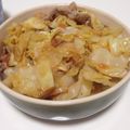 小石川あや's cooksnap of when they made フライパンで豚キャベツの梅味噌蒸し.