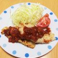 hiyo5220's cooksnap of when they made ささみでミラノ風カツレツ☆トマトソース☆.