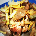 クック2I6EQE☆'s cooksnap of when they made 簡単 砂肝の炒め物.