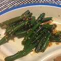 そめみ's cooksnap of when they made 定番！もう1品！いんげんの胡麻和え☆.