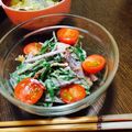ＲＫまま's cooksnap of when they made かりかりベーコンと水菜のチーズマヨサラダ.