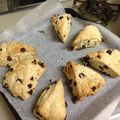 delight＊'s cooksnap of when they made チョコスコーン.