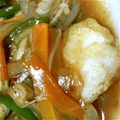 ＊やなぎ＊'s cooksnap of when they made カレイのから揚げ野菜あんかけ.