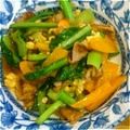 megumi0810's cooksnap of when they made ☆小松菜、豚肉、卵の炒め物☆.