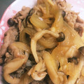 きららんらん☆'s cooksnap of when they made 豚肉とたまねぎの炒め煮(時々しめじ).