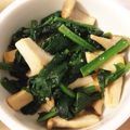 まっちろちろすけ's cooksnap of when they made ＊ほうれん草ときのこ超シンプル塩麹炒め＊.