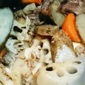 ことむん's cooksnap of when they made ごぼうとレンコンの煮物.