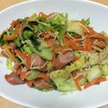 a0imama♡'s cooksnap of when they made ウィニー入り野菜炒め.
