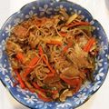 ぽこぽこぽこすけ's cooksnap of when they made 白滝で豚肉ﾁｬﾌﾟﾁｪ⭐豚肉抜きでも⭐.