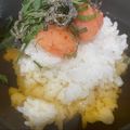 にゃつめ〜's cooksnap of when they made 明太子と塩昆布のお茶漬け.