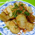 ほろにが's cooksnap of when they made 揚げイモの干し海老炒め.