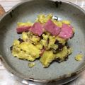 まかてぃん's cooksnap of when they made 豚しょうが焼にピッタシ☆紅はるかのサラダ.