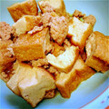 mi＊mi's cooksnap of when they made 厚揚げとひき肉の煮物.