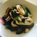 キノコミチ's cooksnap of when they made イカとわかめきゅうりで♡胡麻油ポン酢和え.
