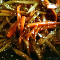crystaI's cooksnap of when they made 定番☻きんぴらごぼう☻.