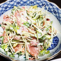 こよみさん's cooksnap of when they made スモークサーモンとかいわれのマヨサラダ♪.