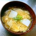 まぐゆ's cooksnap of when they made 優しい味の豆腐と玉子の澄まし汁.