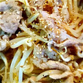 ュゥ。's cooksnap of when they made 塩レモン使って☆豚肉ともやしの炒めもの.