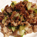 ゆうちょmam's cooksnap of when they made 豚こまとレタスのとろみ炒め.