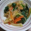 なおつん0802's cooksnap of when they made 坦々サラダ(蒟蒻、ほうれん草、蓮根、人参.