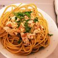 クックCBCHVQ☆'s cooksnap of when they made ささみと梅のパスタ.