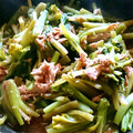 crystaI's cooksnap of when they made ほうれん草のシーチキン炒め.