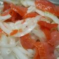 ハッピーはぴ's cooksnap of when they made 簡単☆スモークサーモンのマリネ.