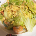 lvalva's cooksnap of when they made ☆エビとキャベツの卵炒め☆.