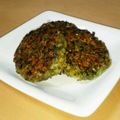 かなみし's cooksnap of when they made 餃子の余った種をアレンジ焼き～ニラ饅頭風.