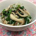 ちゃひかり's cooksnap of when they made ☆ほうれん草☆しめじとしらすのポン酢和え.