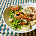 ゆりさやママ's cooksnap of when they made 豆苗とちくわのワサビマヨ和え.