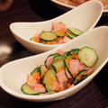 ＊とりこ＊'s cooksnap of when they made ハムときゅうりのとびっこ和え.