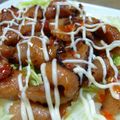 ジョンリークッカー's cooksnap of when they made コテっコテ♪鶏皮のてり焼き＋チリマヨ☆.