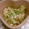 つーとんの奥さん♪'s cooksnap of when they made ♡レタス丸ごと豆腐あえ♡.