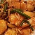 ひとみですが's cooksnap of when they made 柔らか〜♬鶏胸肉といんげんの甘酢胡麻炒め.