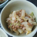 ブウチャン's cooksnap of when they made 簡単！白菜・ツナ・納豆の和風サラダ和え♪.