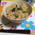 じゅ♡mam's cooksnap of when they made ฺ菜の花と鮭の春色炊き込みご飯.