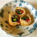 やれゆは's cooksnap of when they made 油揚げの野菜巻き.