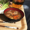 クックGLAJTH☆'s cooksnap of when they made 我が家の具たっぷり食べる豚汁！.