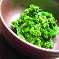 野菜のはたけ's cooksnap of when they made 菜花 (小松菜や白菜) の和え物.