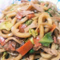 suzu_nyan's cooksnap of when they made 冷蔵庫の残り物で作る、簡単焼きうどん☆.