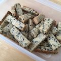 nanchan57's cooksnap of when they made 黒胡麻のビスケット！簡単です！.