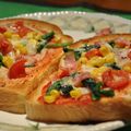 MyDining's cooksnap of when they made 具沢山☆ピザトースト.
