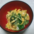 ＡＫＡＲＵ（わむし）'s cooksnap of when they made 水菜の卵とじ.